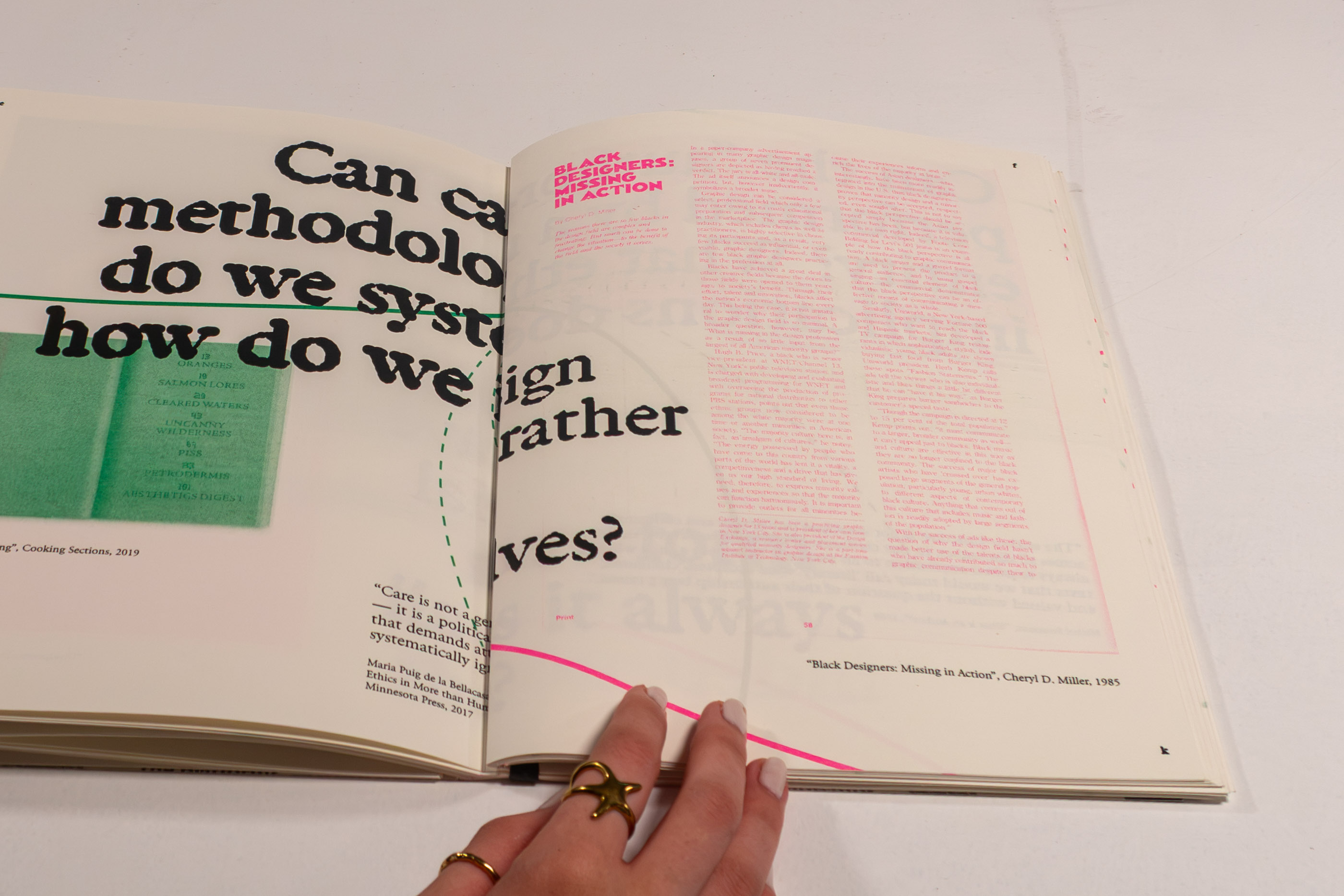 A Designer at the End of…Authorship, pagination