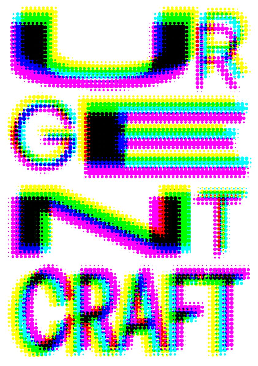 Poster for second-year Communication Design