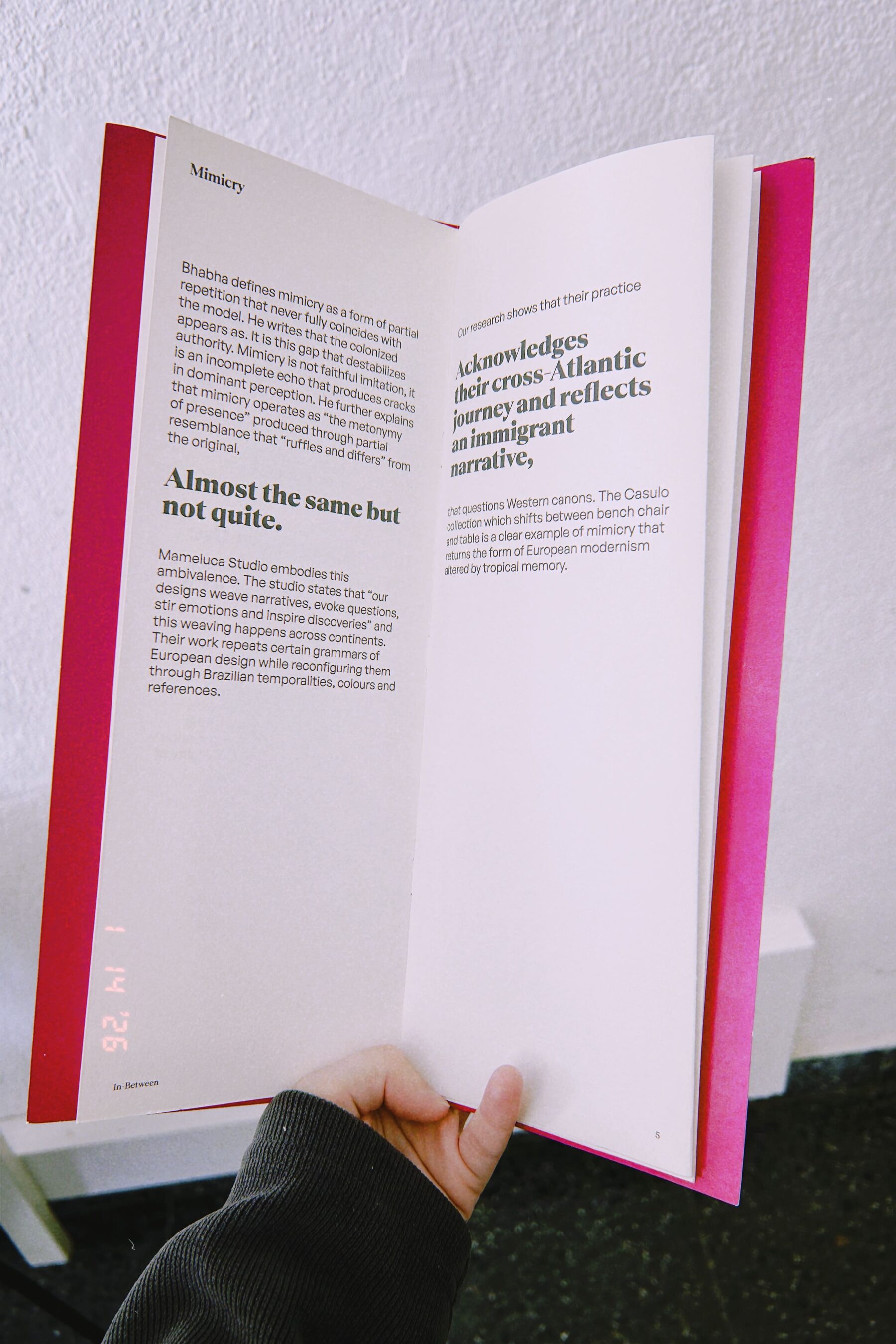 In-Between interior layout with reference designer