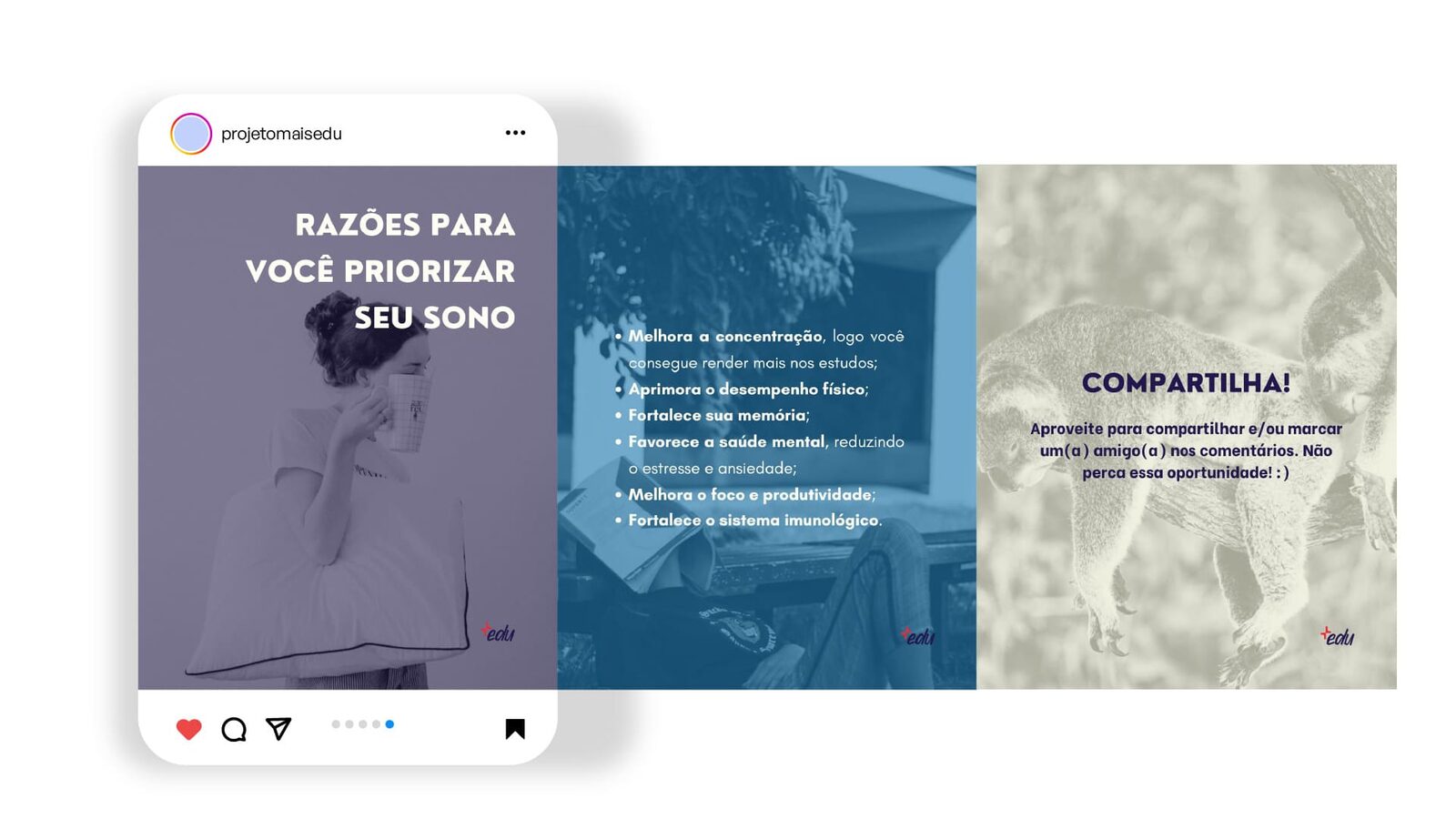 Maisedu Instagram post design.
